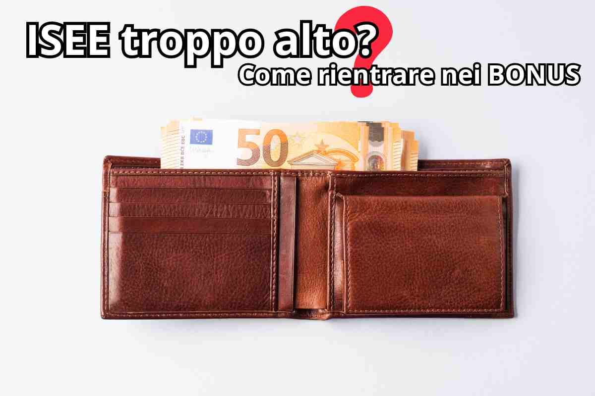 isee troppo alto bonus